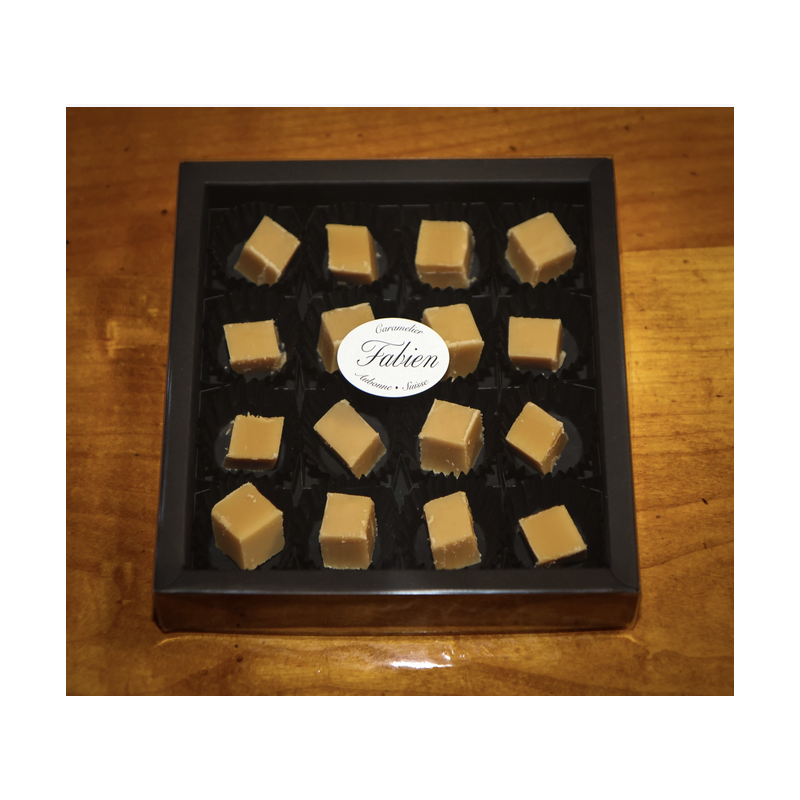Boîte élégante de caramels artisanaux – 90g Fabien Caramelier
