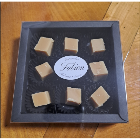 Boîte élégante de caramels artisanaux – 90g Fabien Caramelier